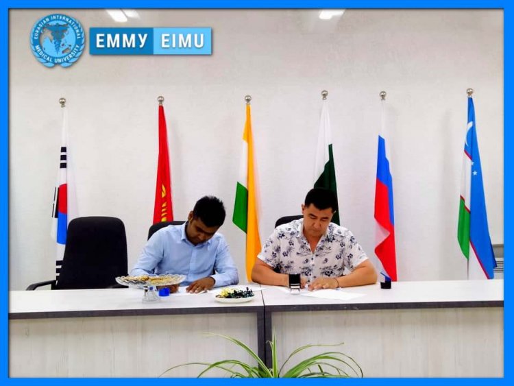 Евразийский международный медицинский университет заключил  Договор о сотрудничестве с образовательной компанией "Доктор Академи - Индия" 