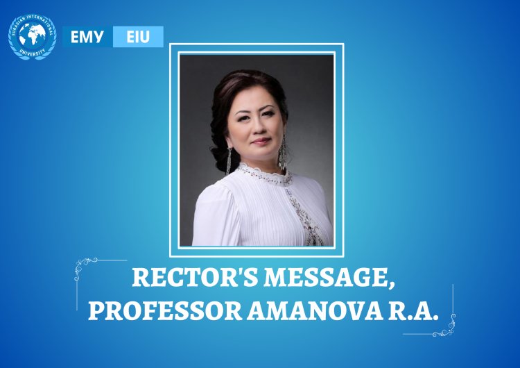 Congratulations from the Rector of Eurasian International University on Knowledge Day!