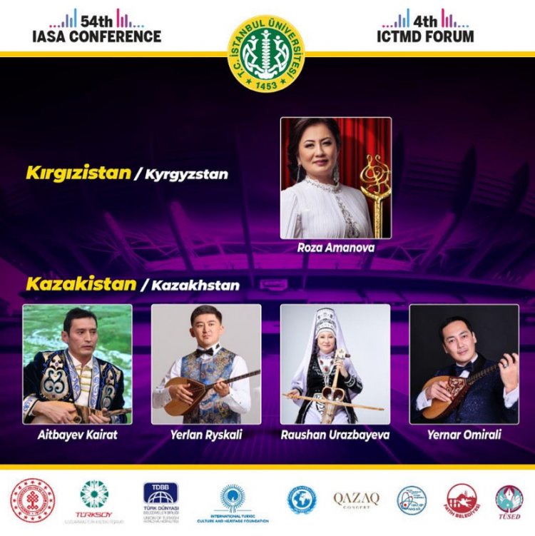 Rosa Amanova, Rector of Eurasian International University, joins the world music community at the 54th IASA conference and 4th ICTMD forum in Istanbul