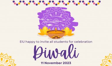 EIU invites all students to celebrate Diwali !