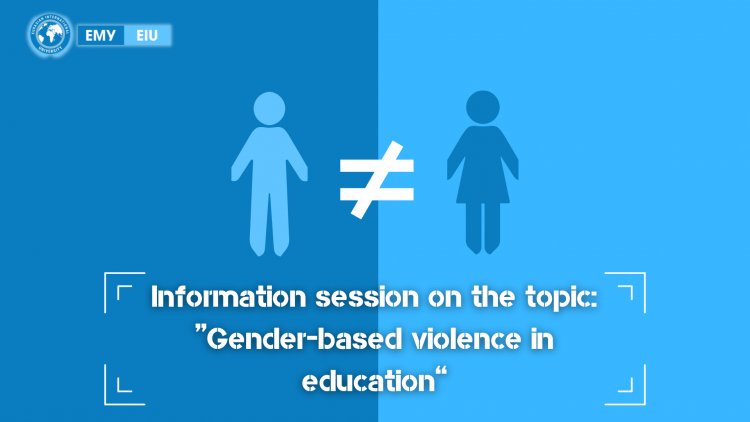 EIU staff – participants of the information session on gender-based violence in education
