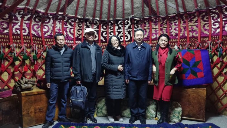 Визит китайских гостей в Евразийский международный университет