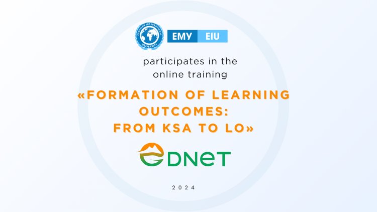 EIU participates in an online training from Ednet