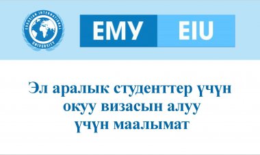 Эл аралык студенттер үчүн окуу визасын алуу үчүн маалымат